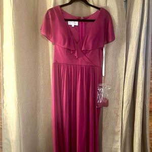 Azazie bridesmaid dress size 10 jael orchid